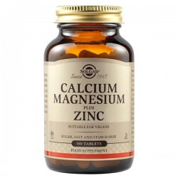 Solgar Calcium Magnesium Plus Zinc, 100tabs Solgar Calcium Magnesium Plus Zinc, 100tabs